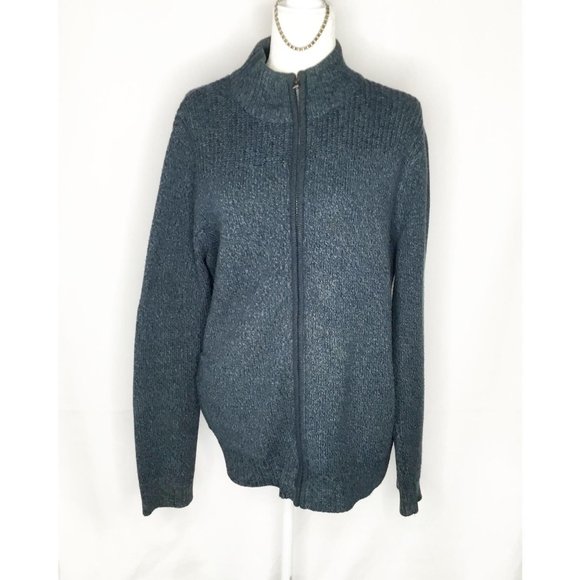 Marks & Spencer Zip Heavyweight Sweater - Picture 1 of 4